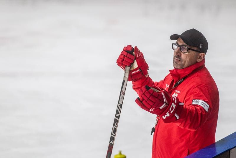 Ice Hockey. Poland national team. Training. 06.05.2021