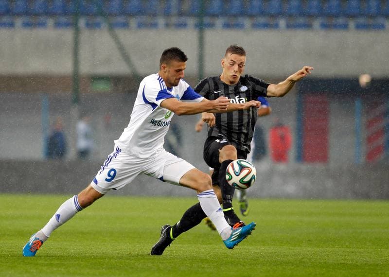 Football. UEFA Europa League. Ruch Chorzow - Esbjerg FB. 31.07.2014