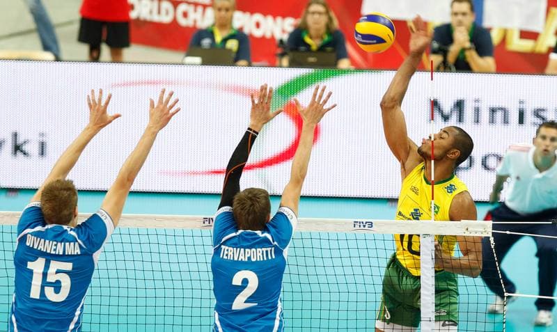Volleyball. FIVB Men's World Championship. Brazil - Finland. 05.09.2014