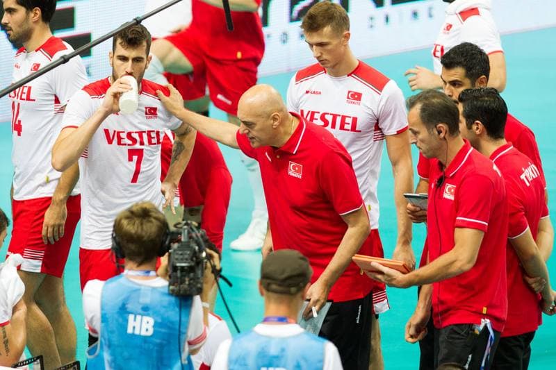 Volleyball. CEV EuroVolley 2017. Belgium - Turkey. 27.08.2017