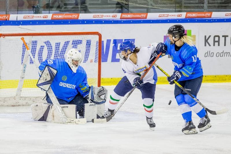Ice Hockey. Women's World Championship Division 1B. Italy - Kazakhstan. 11.04.2022