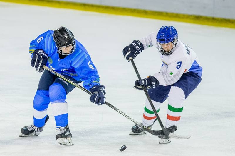 Ice Hockey. Women's World Championship Division 1B. Italy - Kazakhstan. 11.04.2022