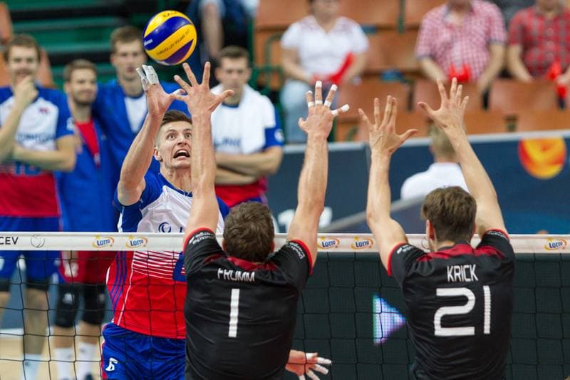 Volleyball. CEV EuroVolley. Germany - Czech Republic. 31.08.2017