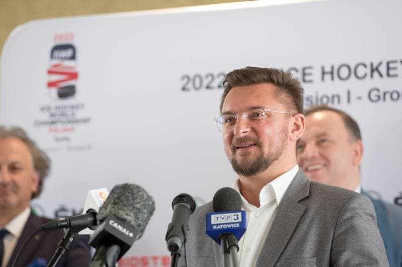 Ice Hockey. Poland national team. Press Conference. 21.04.2022