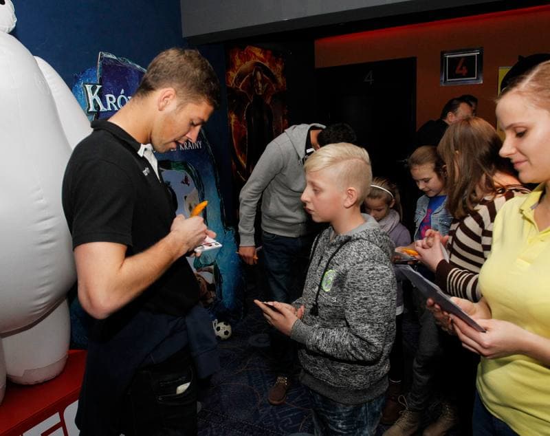 Football. GKS Katowice. Press Conference. 23.11.2014