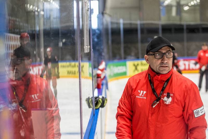 Ice Hockey. Poland national team. Training. 24.04.2022