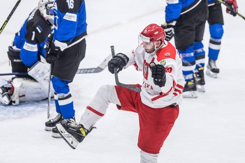Ice Hockey. World Championship Division 1 Group B. Poland - Estonia. 26.04.2022