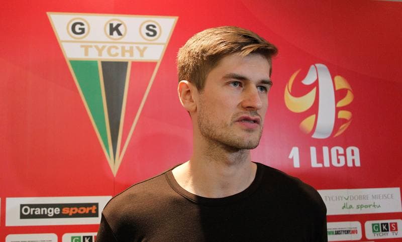 Football. GKS Tychy. Press Conference. 15.01.2015