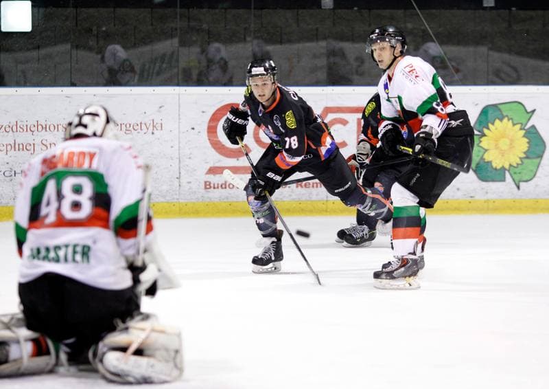 Ice Hockey. Polska Hokej Liga. GKS Tychy - Ciarko KH Sanok. 23.01.2015