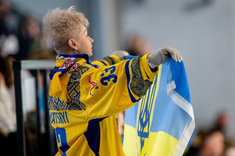 Ice Hockey. World Championship Division 1 Group B. Japan - Ukraine. 30.04.2022