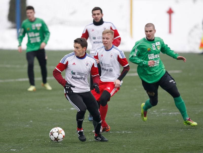 Football. Friendly Match. Rozwoj Katowice - Gornik II Zabrze. 28.01.2015