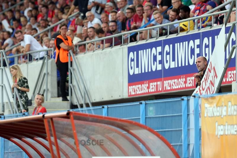 Football. Lotto Ekstraklasa. Piast Gliwice - Cracovia Krakow. 24.08.2018