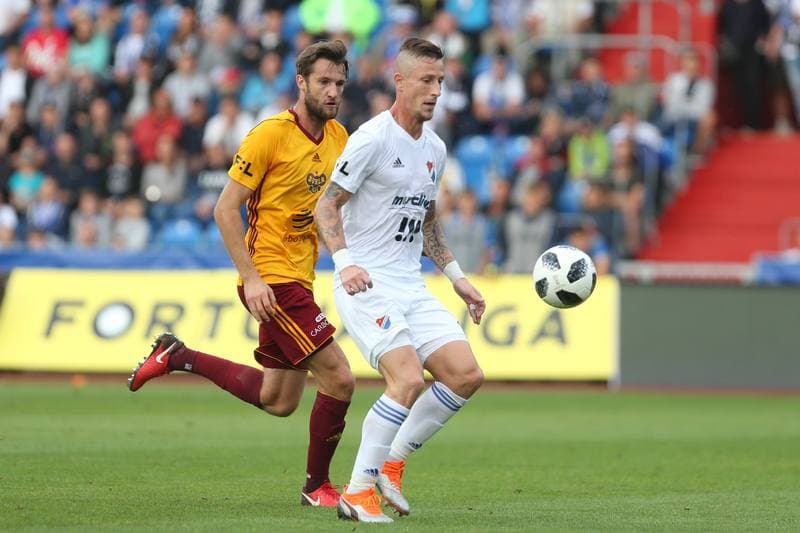 Football. Fortuna:Liga. Banik Ostrava - Dukla Praha. 25.08.2018
