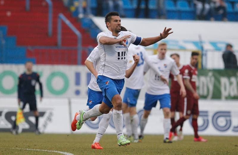 Football. SYNOT Liga. Banik Ostrava - Sparta Prague. 28.02.2015