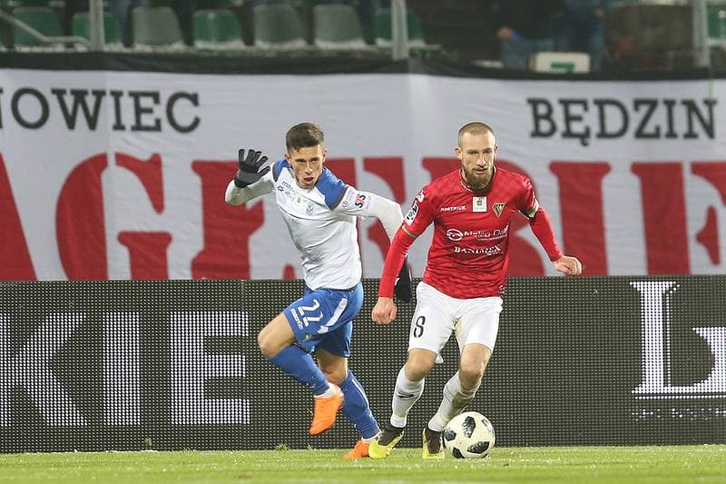 Football. Lotto Ekstraklasa. Zaglebie Sosnowiec - Lech Poznan. 16.12.2018