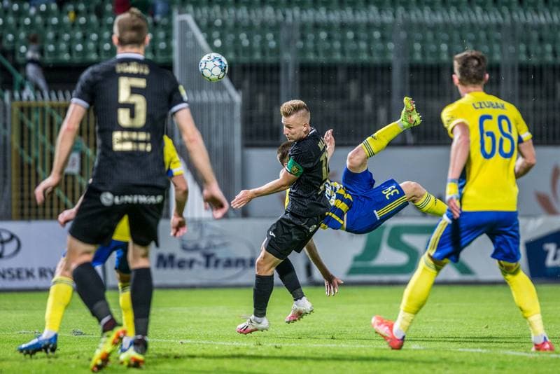 Football. Fortuna I Liga. GKS 1962 Jastrzebie - Arka Gdynia. 04.10.2021