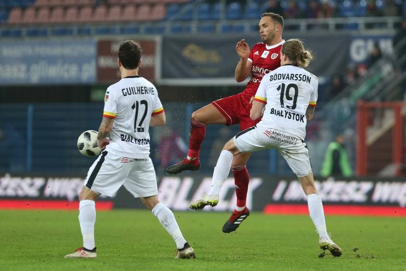 Football. Lotto Ekstraklasa. Piast Gliwice - Jagiellonia Bialystok. 21.12.2018