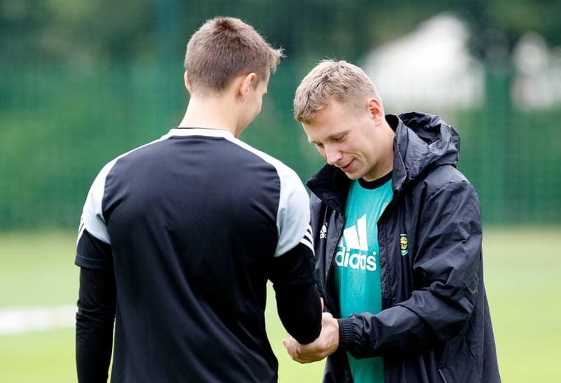 Football. GKS Katowice. Training. 12.01.2015