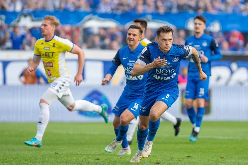 Football. Playoff Fortuna I Liga. Ruch Chorzow - Motor Lublin. 29.05.2022