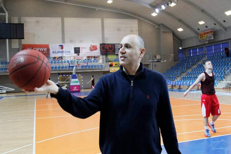 Basketball. MKS Dabrowa Gornicza. Press Conference. 08.12.2015
