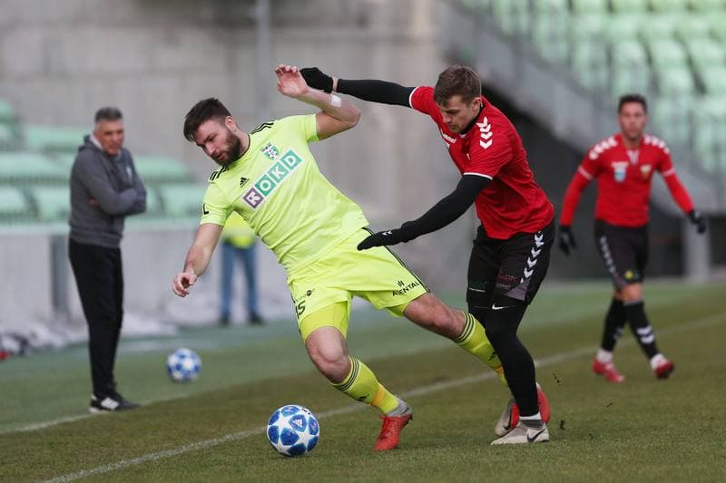 Football. Sparing. MFK Karvina - GKS Tychy. 01.02.2019