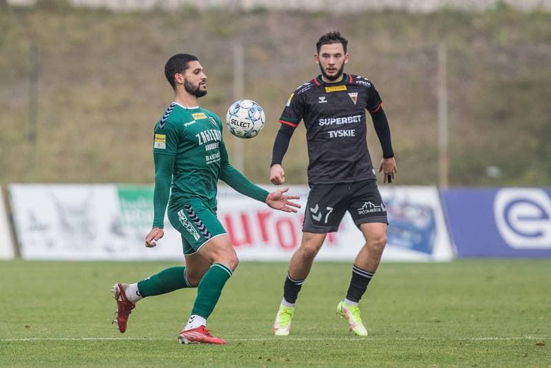Football. Sparing. Zaglebie Sosnowiec - GKS Tychy. 13.11.2021