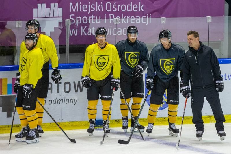 Ice Hockey. GKS Katowice. Training. 01.08.2022