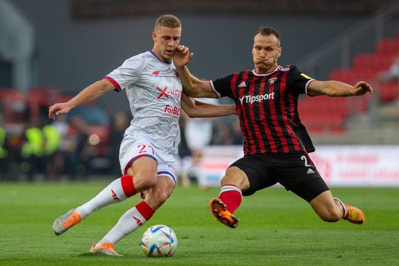 Football. UEFA Conference League. Spartak Trnava - Rakow Czestochowa. 04.08.2022