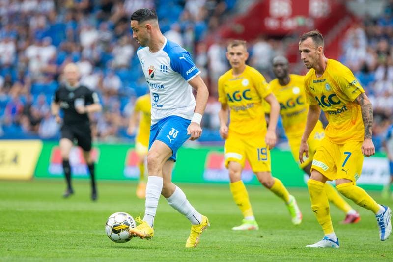 Football. Fortuna:Liga. Banik Ostrava - FK Teplice. 20.08.2022