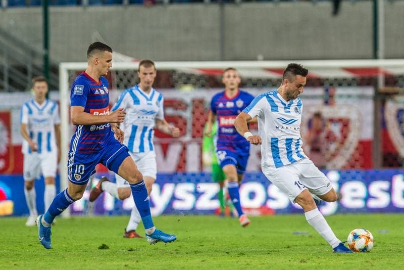 Football. UEFA Europa League. Piast Gliwice - Riga FC. 25.07.2019