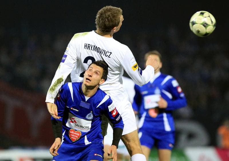 Football. Remes Puchar Polski. Ruch Chorzow - Pogon Szczecin. 06.04.2010