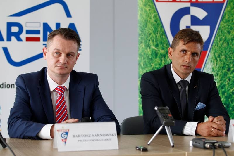 Football. Gornik Zabrze. Press Conference. 26.07.2016