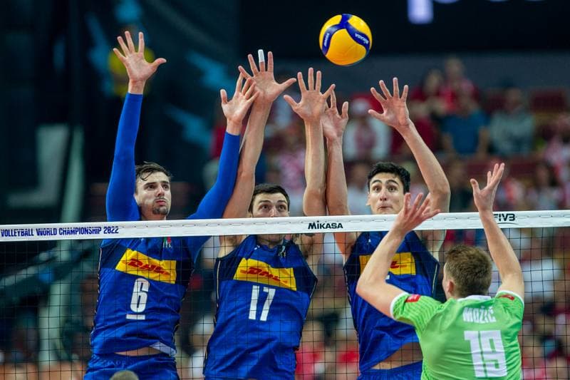 Volleyball. FIVB Men's World Championship. Italy - Slovenia. 10.09.2022