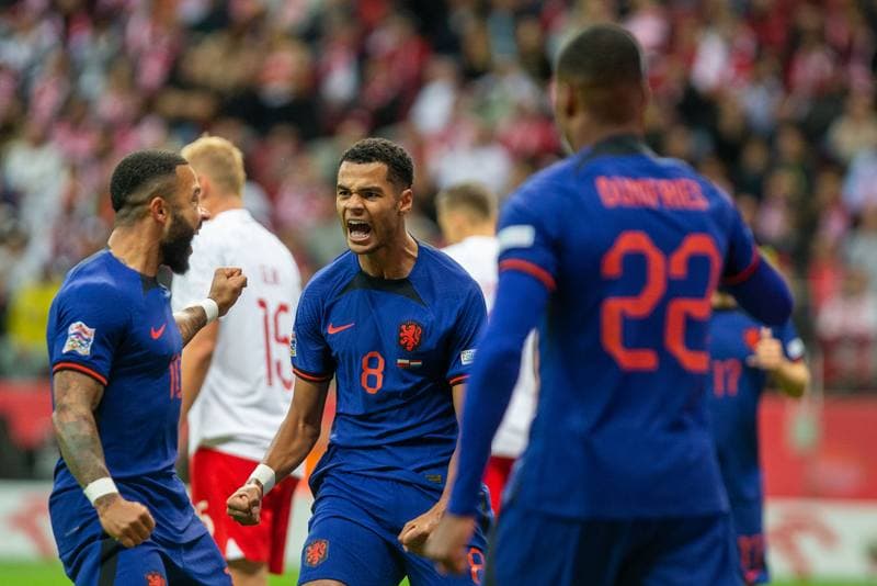 Football. UEFA Nations League. Poland - Netherlands. 22.09.2022
