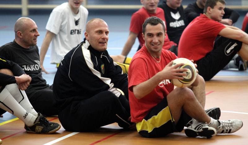 Football. Ruch Radzionkow. Training. 05.01.2011