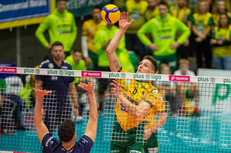 Volleyball. PlusLiga. Aluron Warta CMC Zawiercie - Grupa Azoty ZAKSA Kedzierzyn-Kozle. 09.10.2022