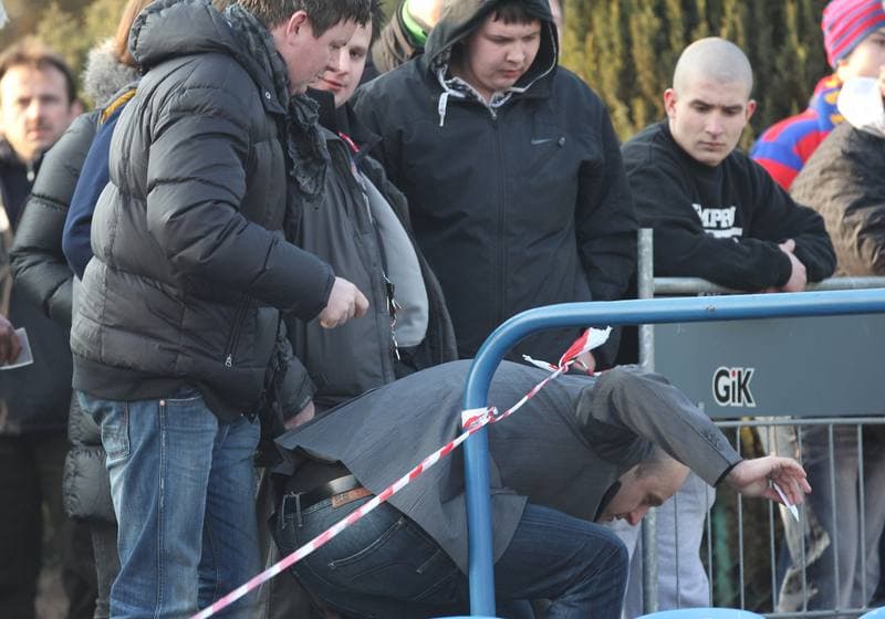 Football. I liga. Piast Gliwice - Odra Wodzislaw Slaski. 05.03.2011