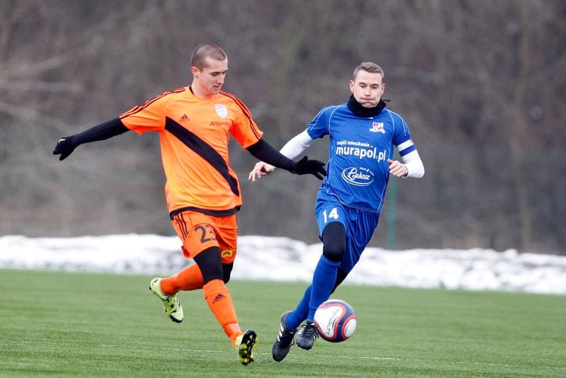 Football. Sparing. MFK Frydek-Mistek - Podbeskidzie Bielsko-Biala. 26.01.2017