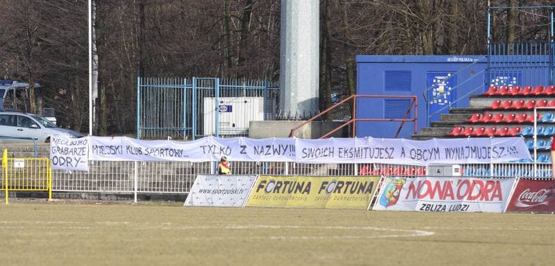 Football. I liga. Odra Wodzislaw Slaski - Warta Poznan. 12.03.2011