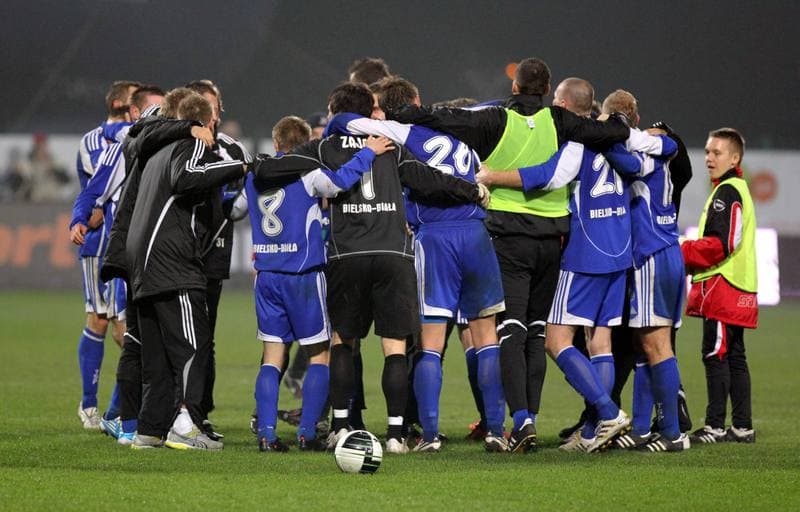 Football. Puchar Polski. Podbeskidzie Bielsko-Biala - Wisla Krakow. 16.03.2011