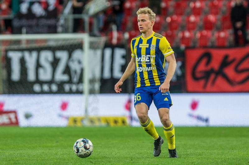 Football. Fortuna I Liga. GKS Tychy - Arka Gdynia. 07.04.2022