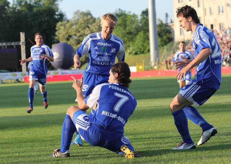 Football. I liga. Podbeskidzie Bielsko-Biala - Sandecja Nowy Sacz. 25.05.2011