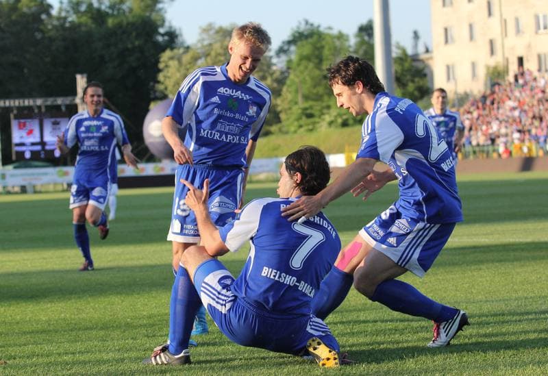 Football. I liga. Podbeskidzie Bielsko-Biala - Sandecja Nowy Sacz. 25.05.2011