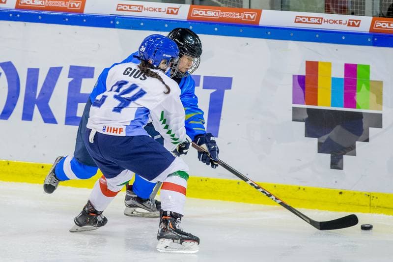 Ice Hockey. Women's World Championship Division 1B. Italy - Kazakhstan. 11.04.2022
