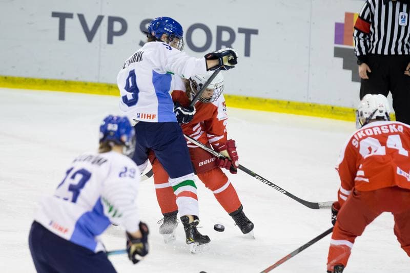 Ice Hockey. Women's World Championship Division 1B. Poland - Italy. 12.04.2022