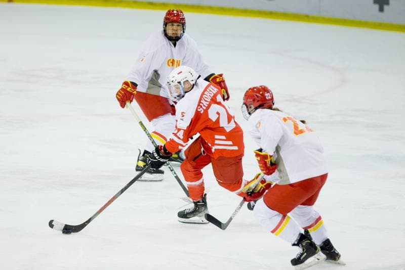 Ice Hockey. Women's World Championship Division 1B. Poland - China. 14.04.2022