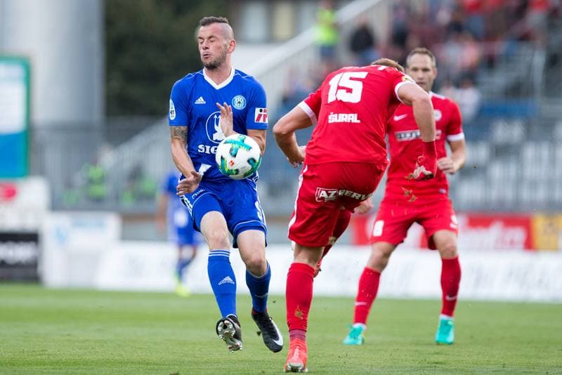 Football. HET Liga. Sigma Olomouc - Zbrojovka Brno. 20.08.2017