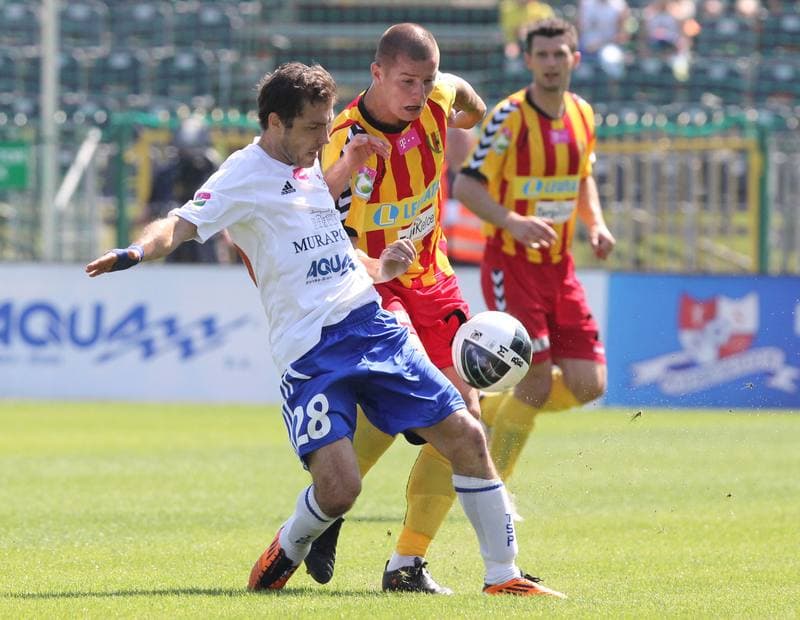 Football. T-Mobile Ekstraklasa. Podbeskidzie Bielsko-Biala - Korona Kielce. 27.08.2011