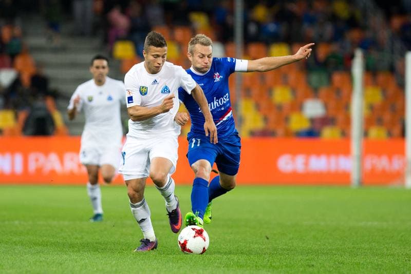 Football. Nice I Liga. Podbeskidzie Bielsko-Biala - Ruch Chorzow. 22.08.2017
