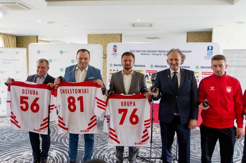 Ice Hockey. Poland national team. Press Conference. 21.04.2022